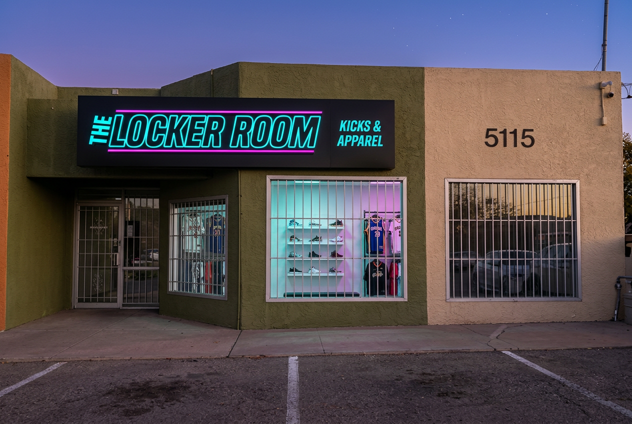 The Locker Room storefront