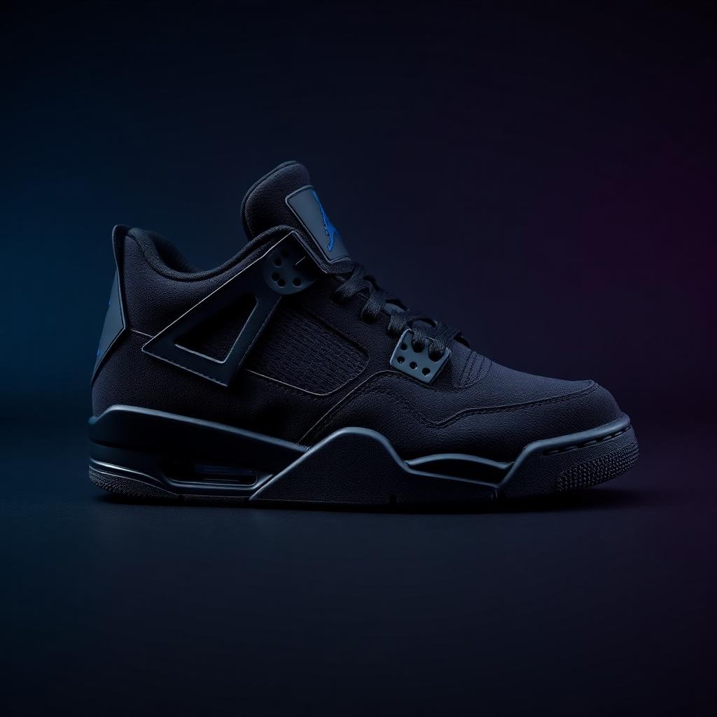 Jordan 4 Blank Canvas Black