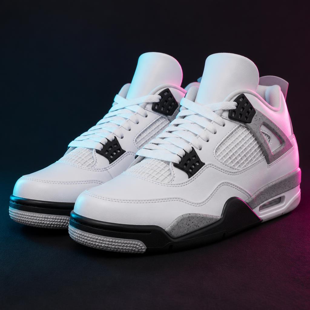 Jordan 4 White Cement