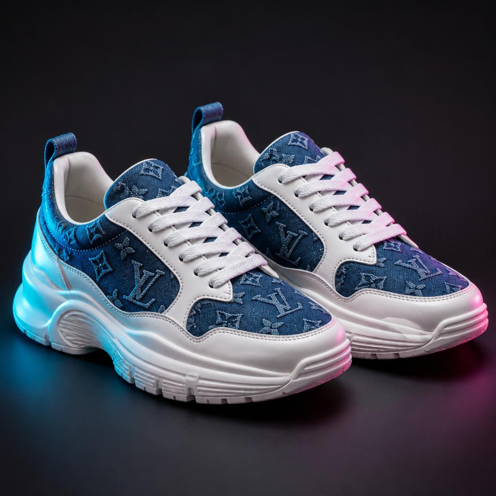 LV Trainer Denim