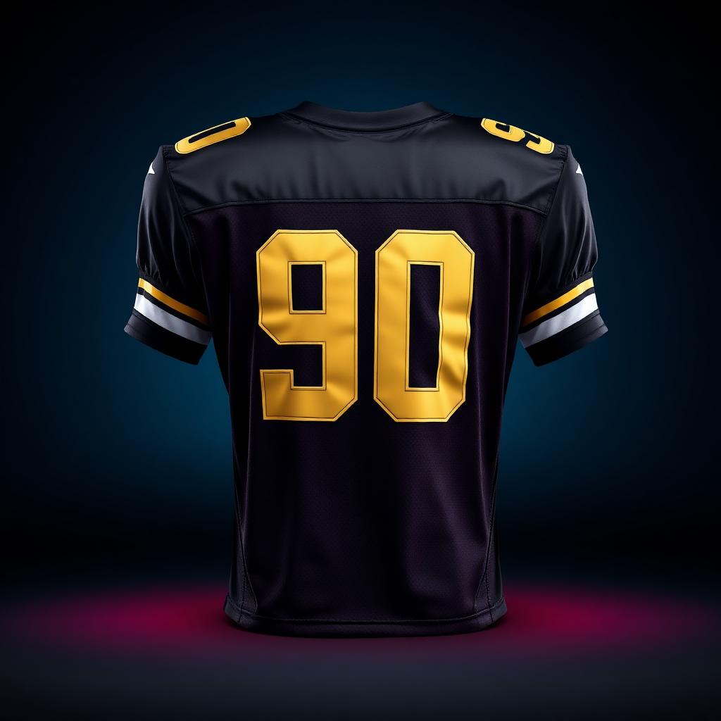 Steelers #90 Watt Jersey
